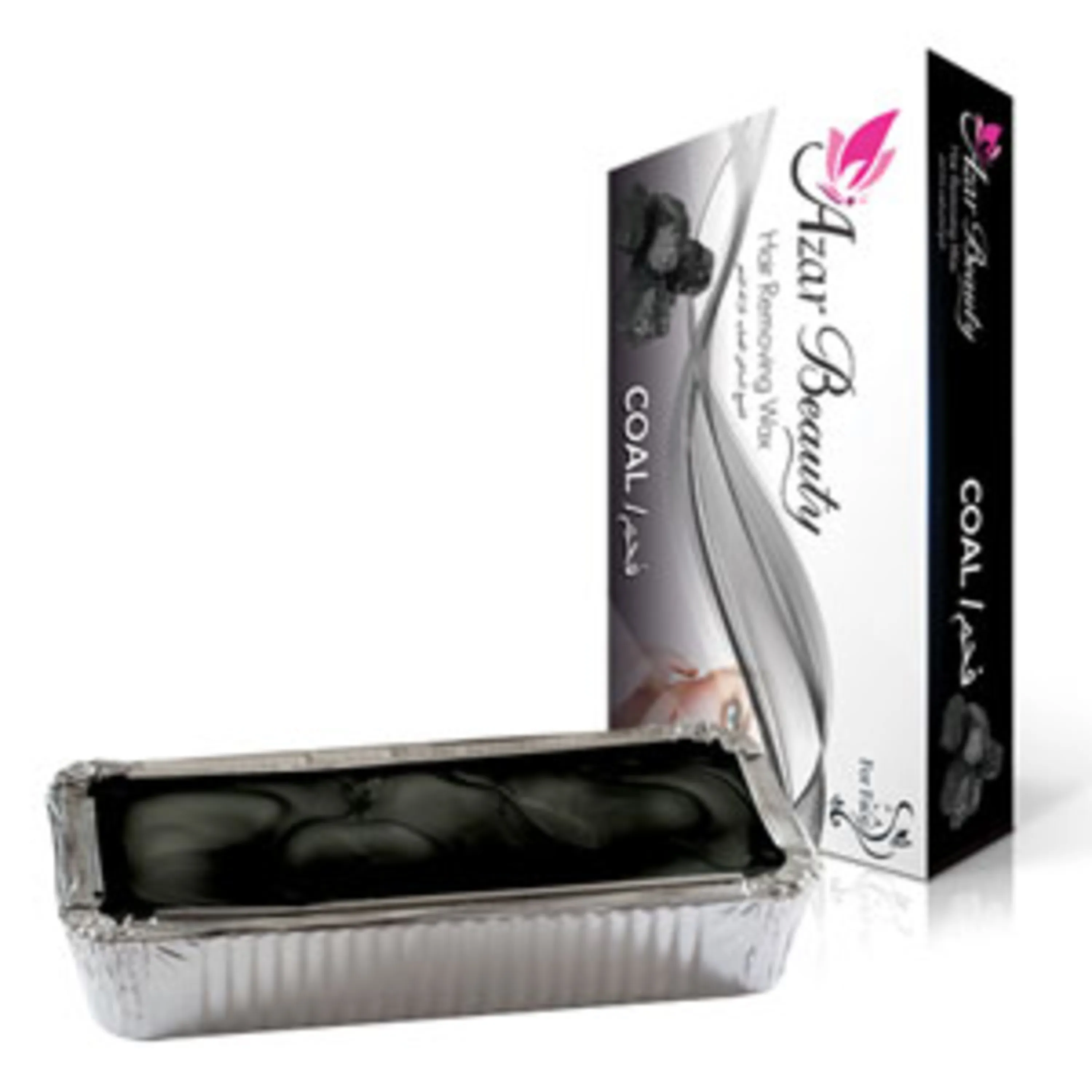 موم گرم جامد ذغالی(جلبک تخت اپیلاسیون)آذربیوتی 500گرمی